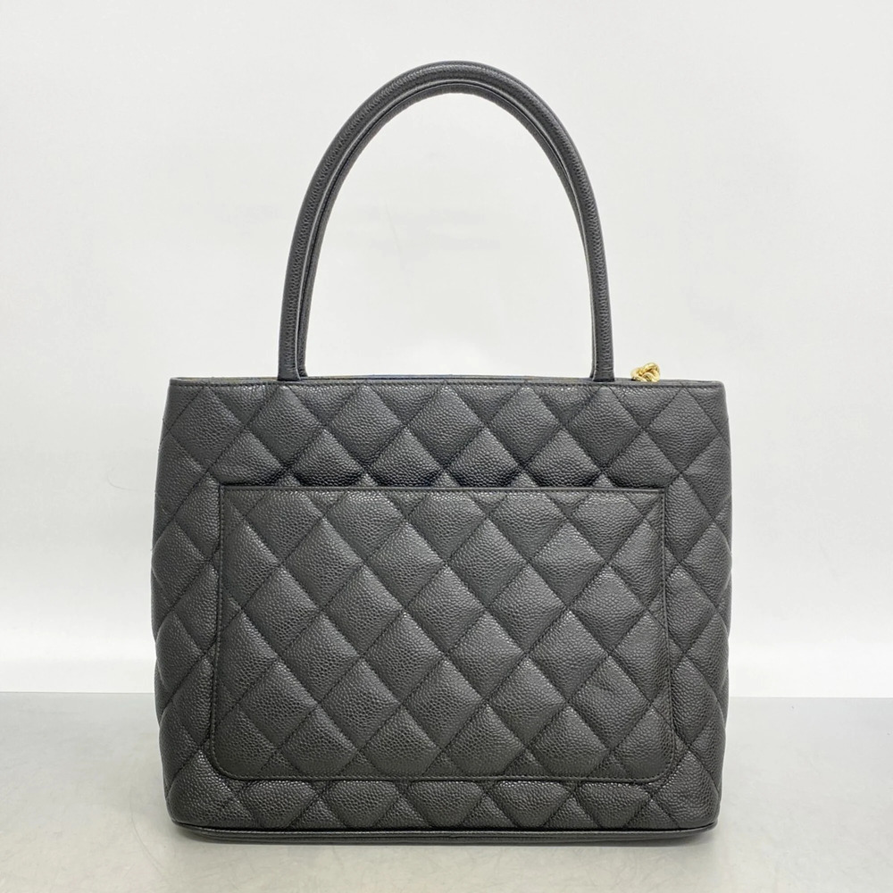 CHANEL Black Caviar Leather Reissue Tote Bag - Picture 9 of 9